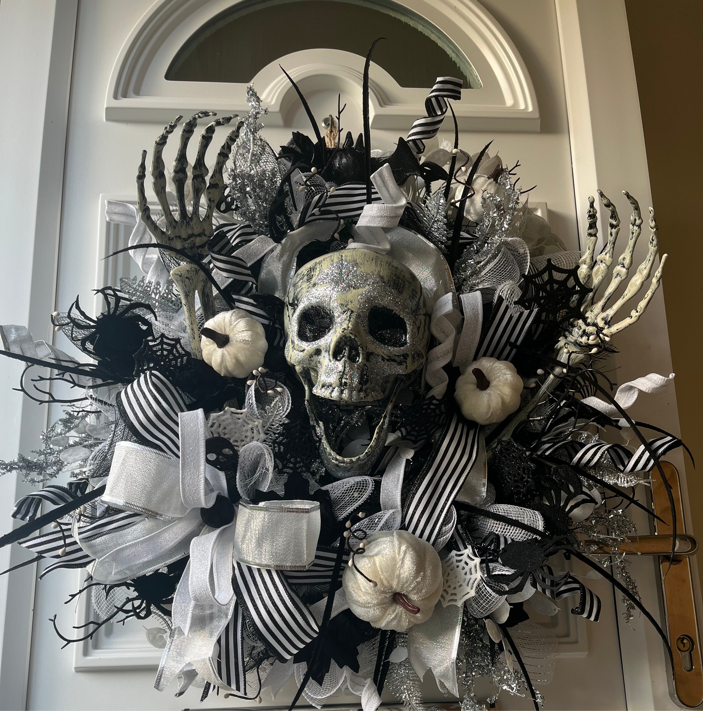 Halloween Skelton wreath