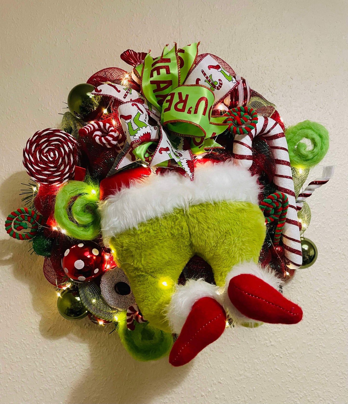 Grinch Wreath