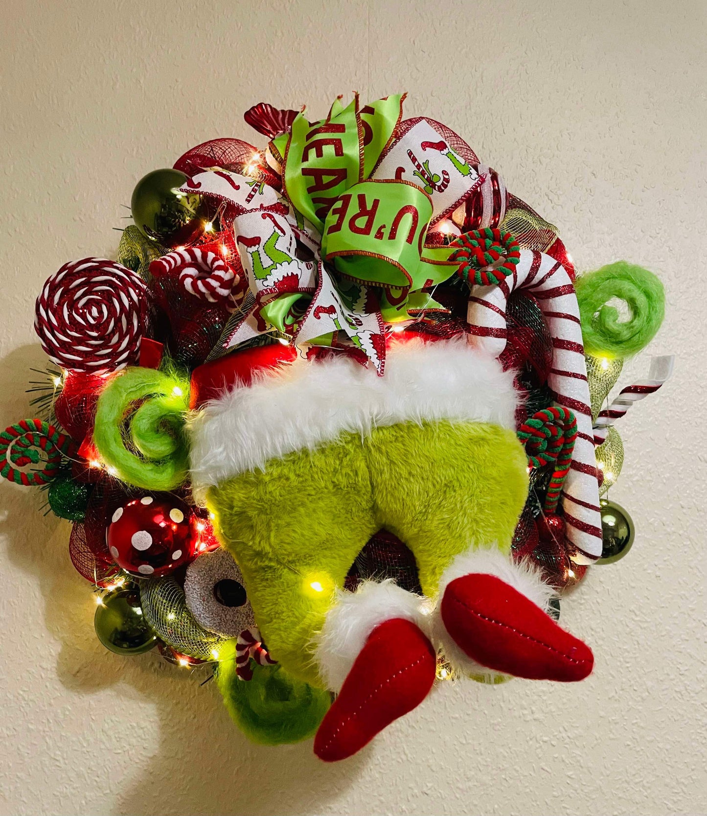 Grinch Wreath