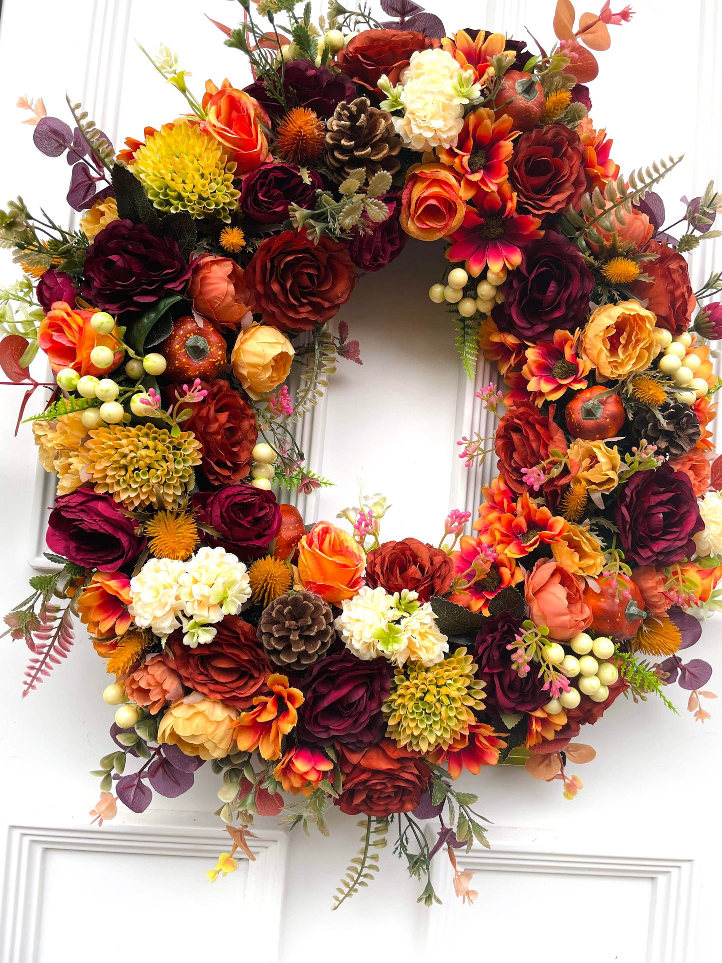 Floral Autumn Wreath