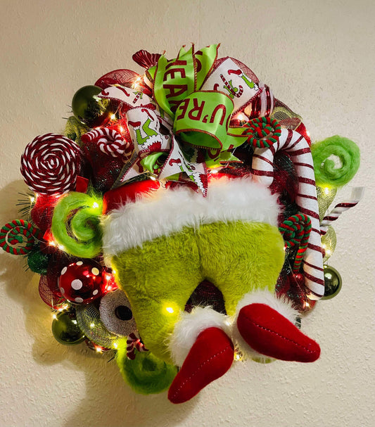 Grinch Wreath